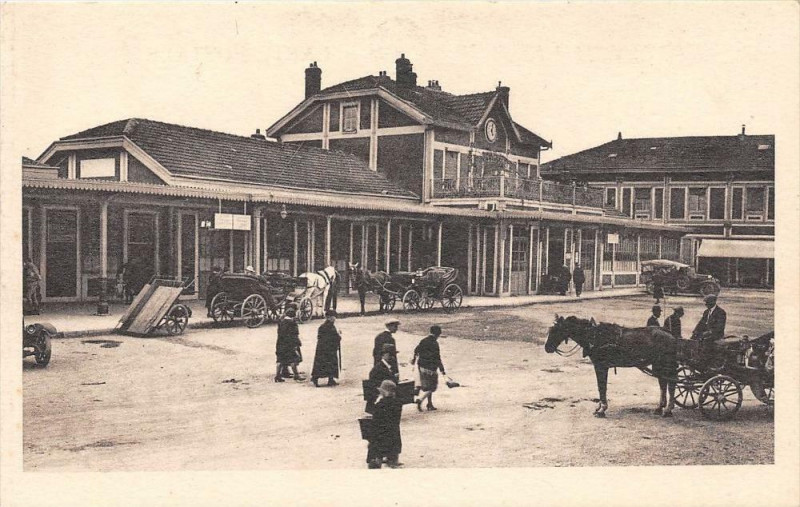 Carte postale ancienne Verdun La Gare De La Cie De L'Est à Verdun