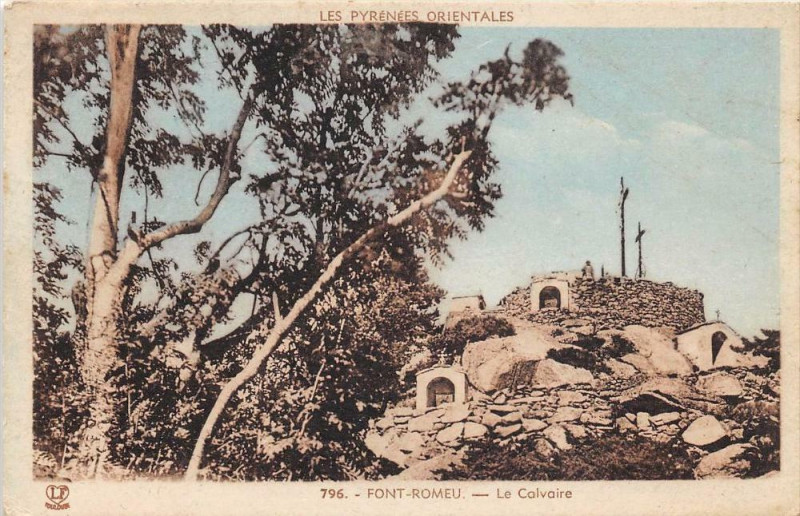 Carte postale ancienne Font Romeu Le Calvaire