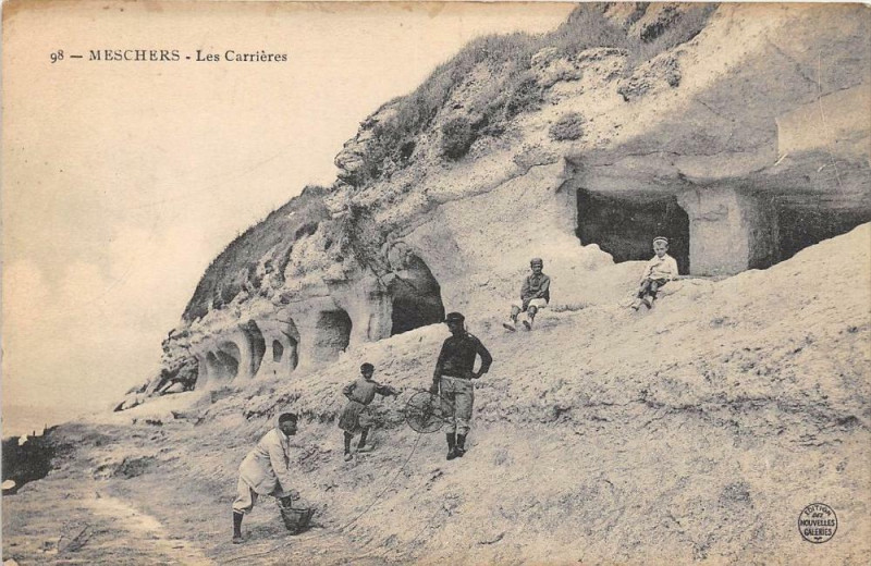 Carte postale ancienne Meschers Les Carrieres