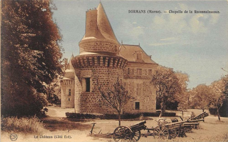 Carte postale ancienne Dormans Chapelle De La Reconnaissance à Dormans
