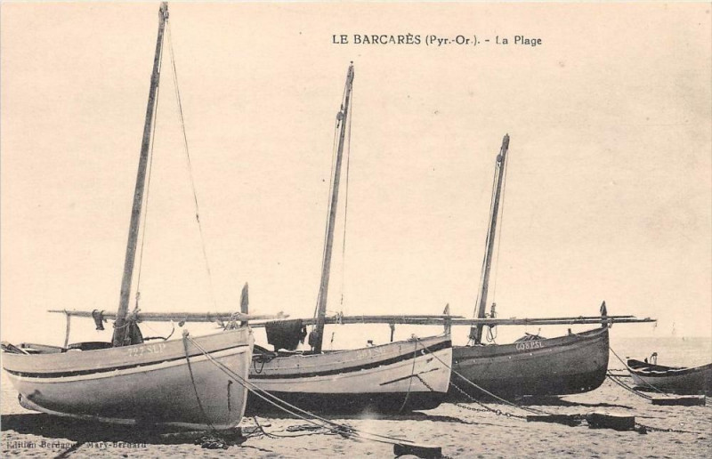 Carte postale ancienne Le Barcares La Plage