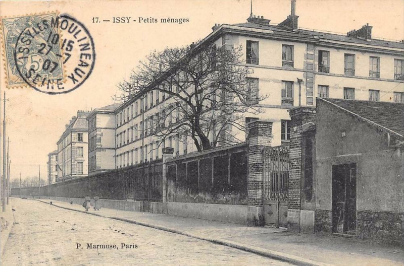 Carte postale ancienne Issy Petits Menages