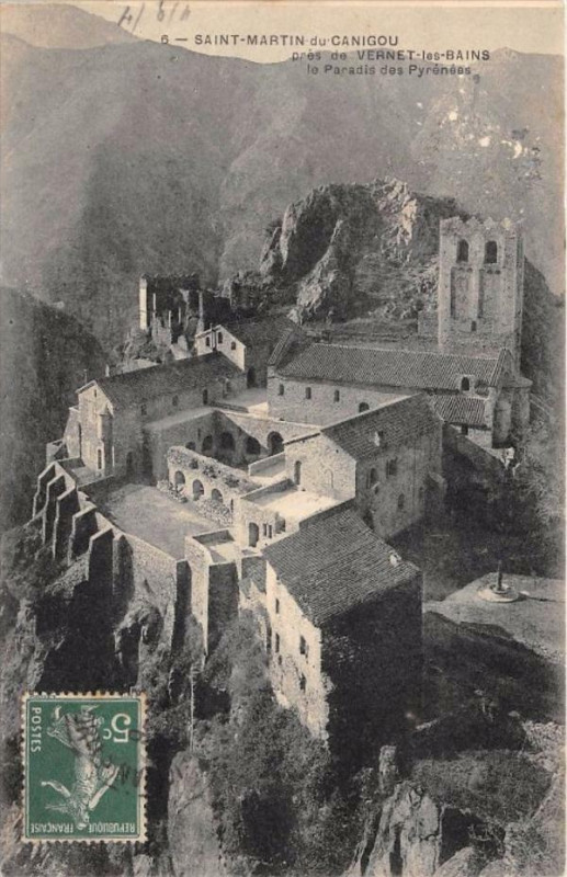 Carte postale ancienne Saint Martin Du Canigou