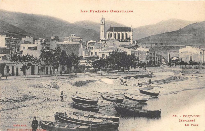 Carte postale ancienne Port Bou Le Port