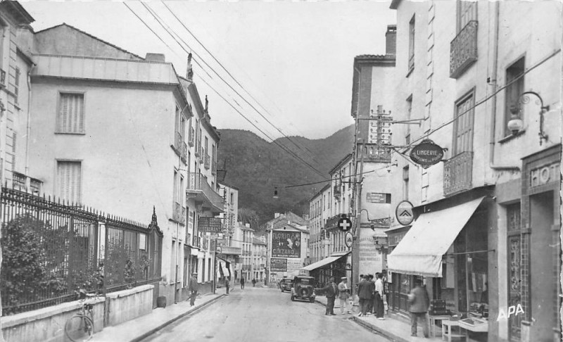 Carte postale ancienne Amelie Avenue Du Vallespir