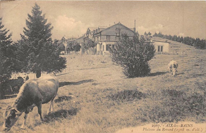 Carte postale ancienne Aix Les Bains Plateau Du Revard à Aix-les-Bains