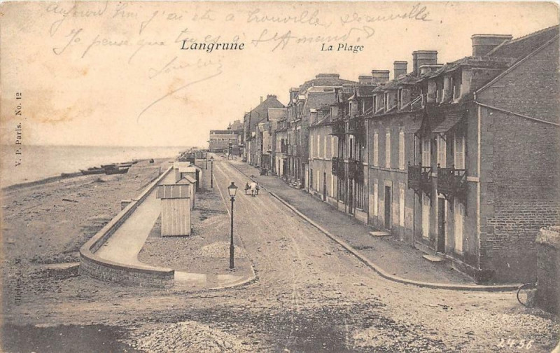 Carte postale ancienne Langrune La Plage