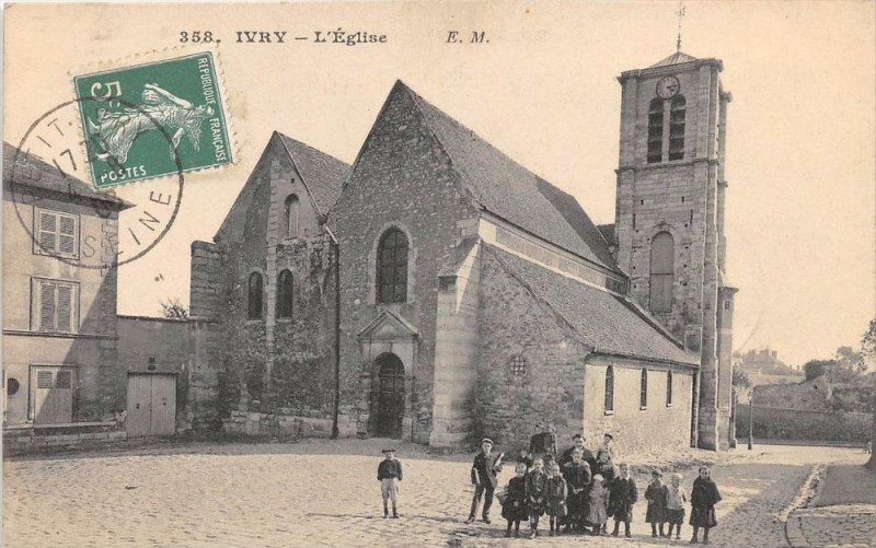 Carte postale ancienne Ivry L'Eglise