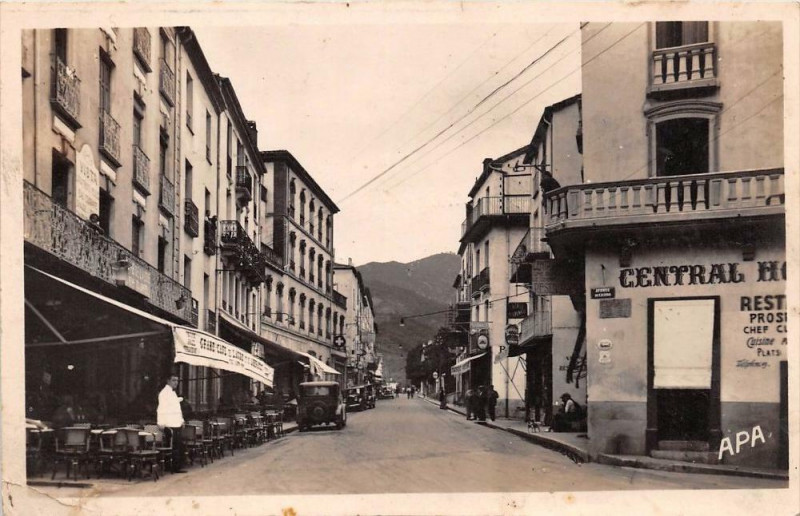 Carte postale ancienne Amelie Avenue Du Vallespir