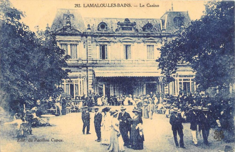 Carte postale ancienne Lamalou Le Casino
