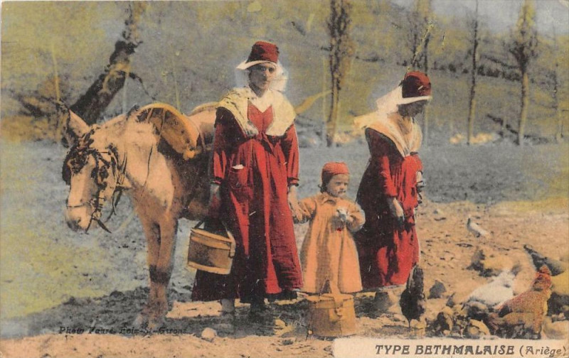 Carte postale ancienne Type Bethmalaise Ariege