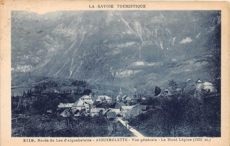 Carte postale ancienne Aiguebelette Vue Generale