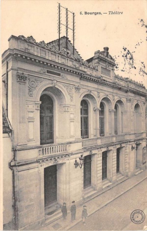 Carte postale ancienne Bourges Theatre à Bourges
