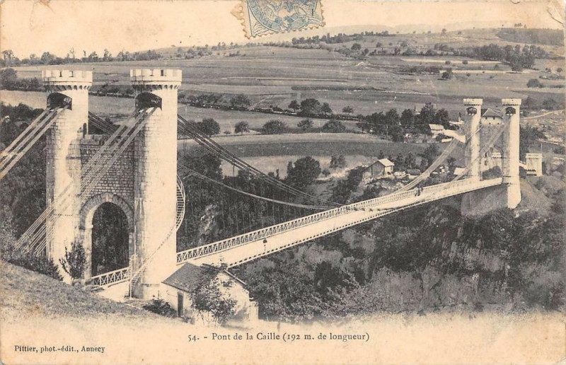 Carte postale ancienne Pont De La Caille
