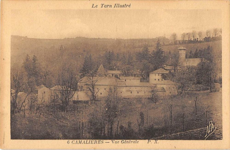 Carte postale ancienne Camalieres Vue Generale