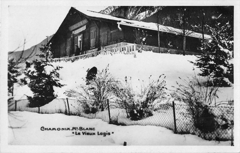 Carte postale ancienne Chamonix Mont Blanc Le Vieux Logis à Chamonix-Mont-Blanc