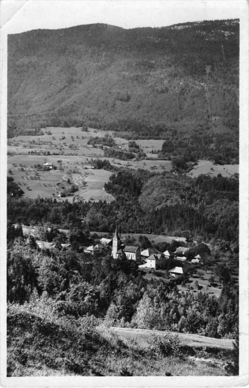 Carte postale ancienne Saint Eustache Le Semnoz à Saint-Eustache