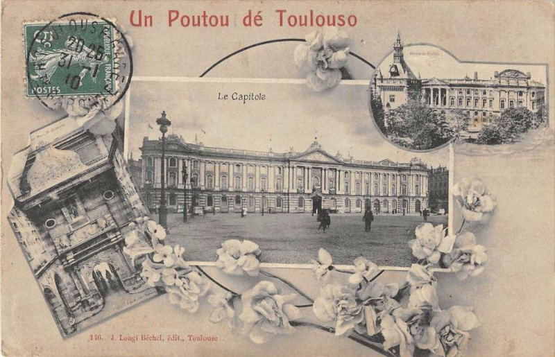 Carte postale ancienne Un Poutou De Toulouso