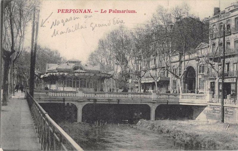 Carte postale ancienne Perpignan Le Palmarium à Perpignan