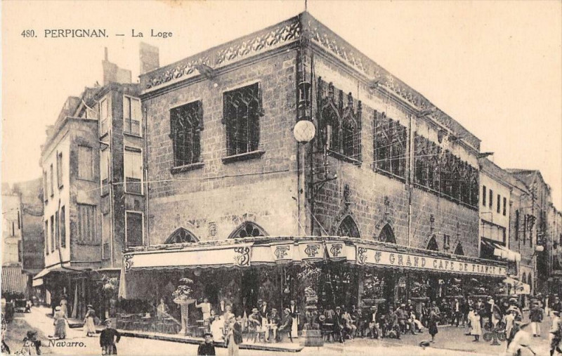 Carte postale ancienne Perpignan La Loge à Perpignan
