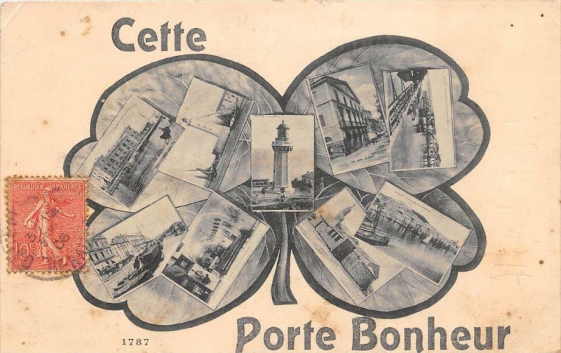 Carte postale ancienne Cette Porte Bonheur