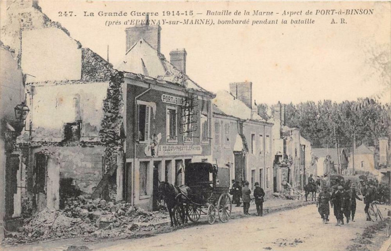 Carte postale ancienne Aspect De Port A Binson