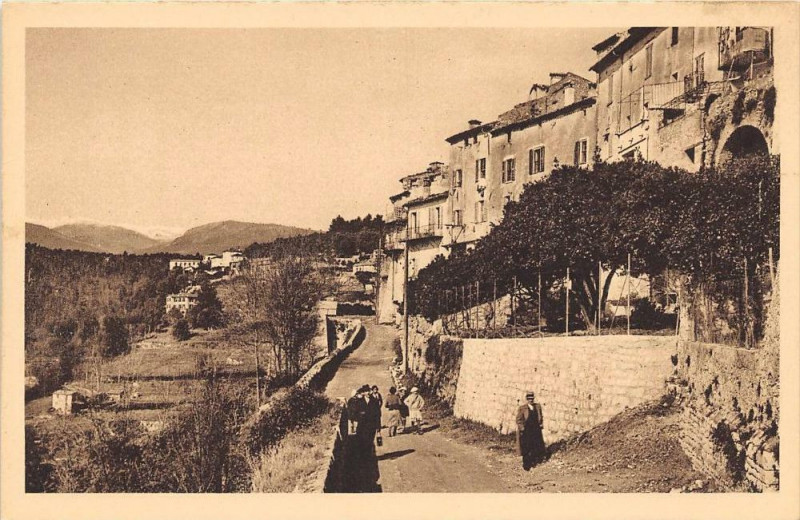 Carte postale ancienne Saint Paul Les Remparts