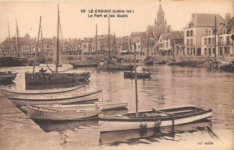 Carte postale ancienne Le Croisic Le Port Et Les Quais au Croisic