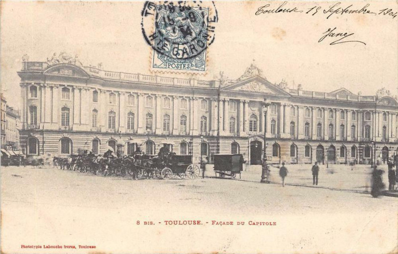Carte postale ancienne Toulouse Capitole à Toulouse