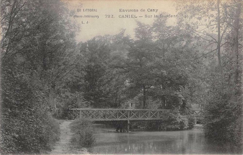 Carte postale ancienne Caniel Sur La Durdent
