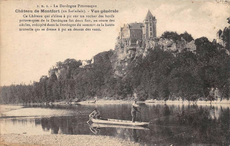 Carte postale ancienne Chateau De Montfort Vue Generale