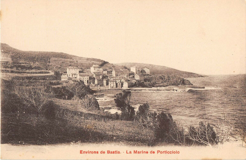 Carte postale ancienne 20 Corse Environs De Bastia La Marine De Porticciolo à Bastia