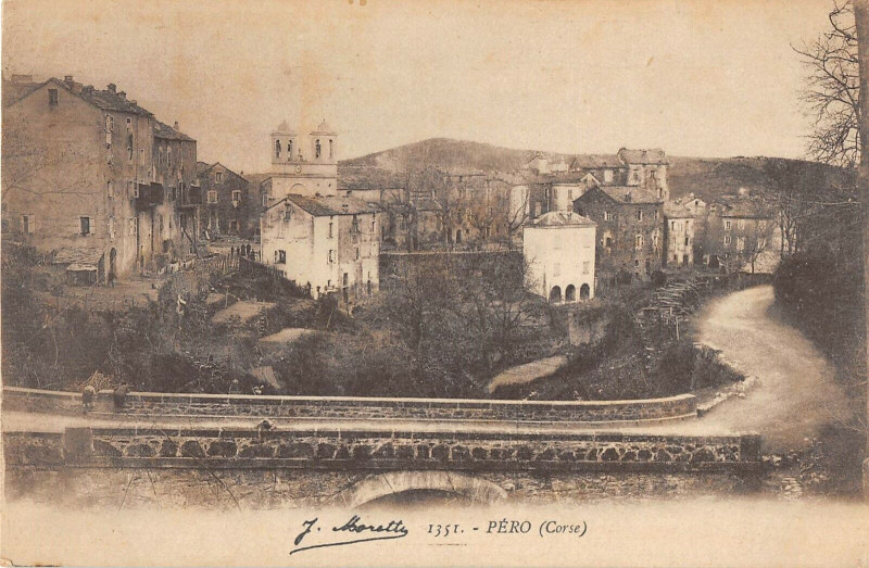 Carte postale ancienne 20 Corse Pero