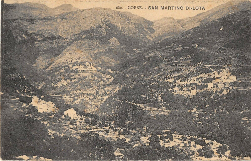 Carte postale ancienne 20 Corse San Martino Di Lota à San-Martino-di-Lota