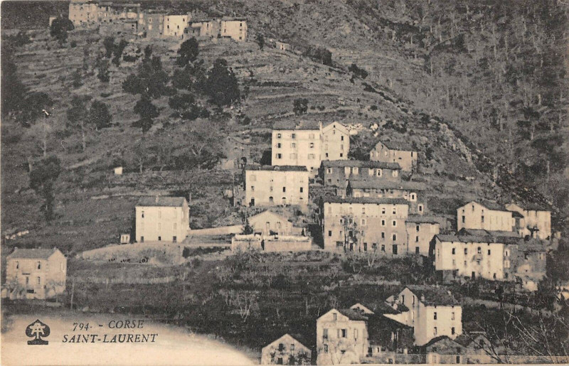 Carte postale ancienne 20 Corse Saint Laurent