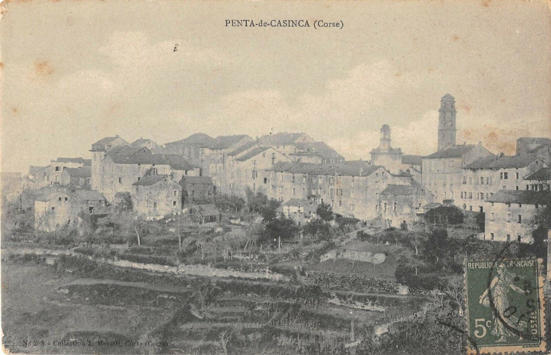 Carte postale ancienne 20 Corse Penta Di Casinca  (dos non divisé)