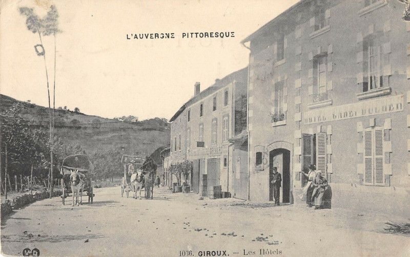 Carte postale ancienne Giroux Les Hotels
