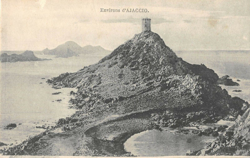 Carte postale ancienne 20 Corse Environs D'Ajaccio à Ajaccio