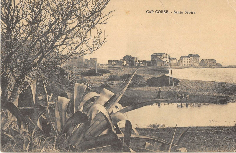 Carte postale ancienne 20 Corse Cap Corse Santa Severa