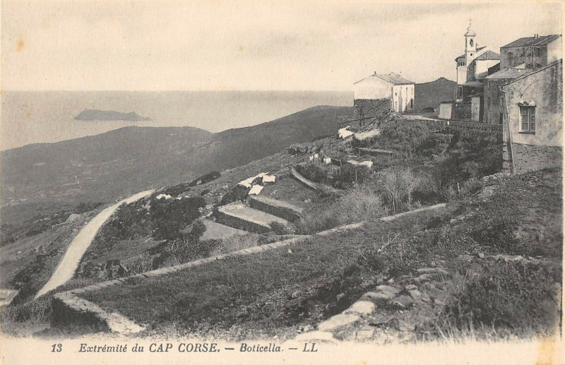 Carte postale ancienne 20 Extremite Du Cap Corse Boticella