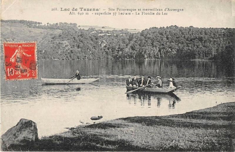 Carte postale ancienne Lac De Tazenat
