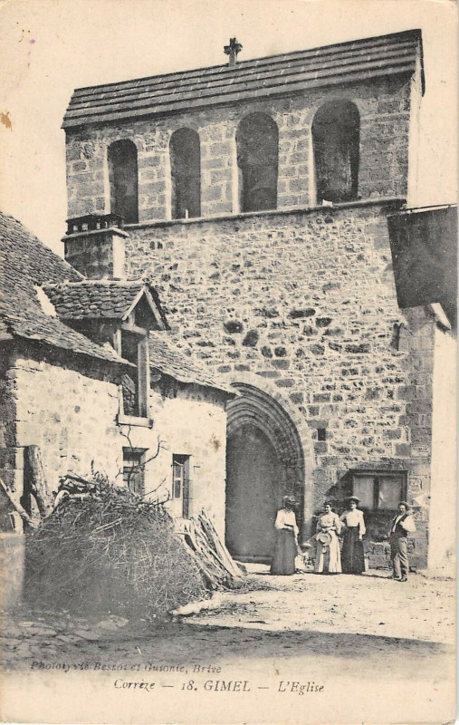 Carte postale ancienne Gimel L'Eglise