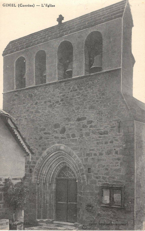 Carte postale ancienne Gimel L'Eglise
