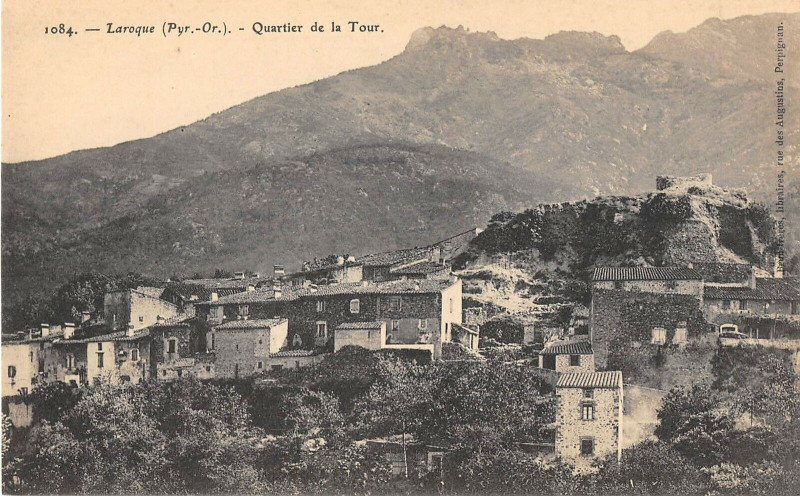 Carte postale ancienne Laroque Quartier De La Tour à Ur