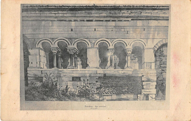Carte postale ancienne Serrabonne (cliché pas courant à Err