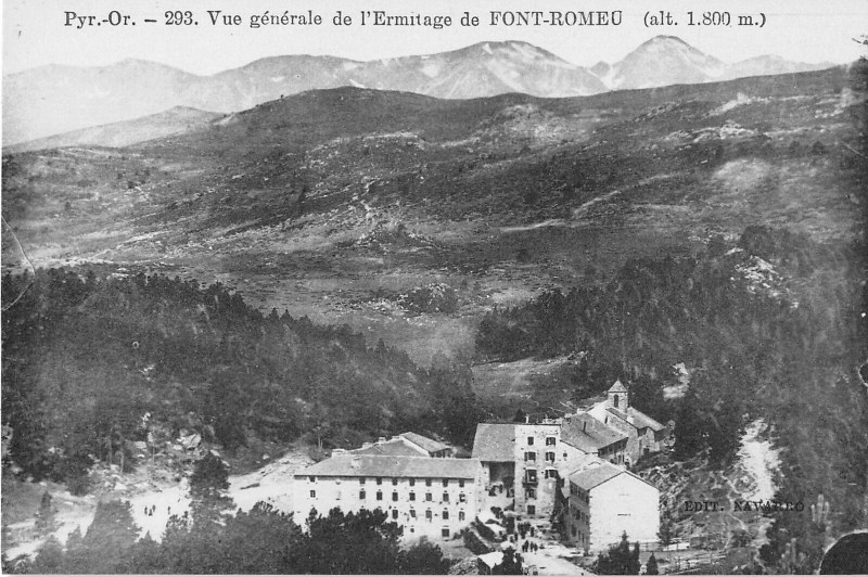 Carte postale ancienne Font Romeu Vue Generale De L'Ermitage