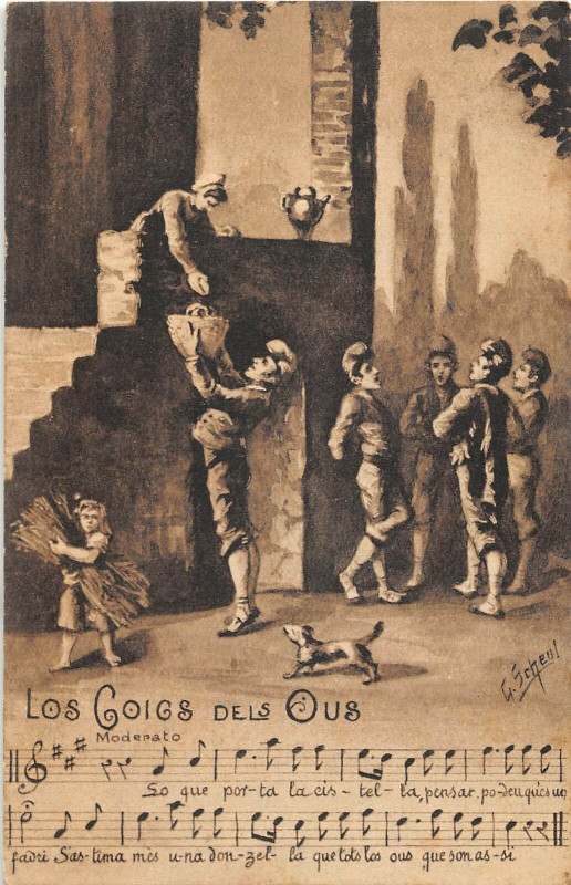 Carte postale ancienne Los Goigs Dels Ous