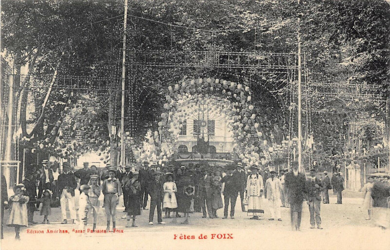 Carte postale ancienne Fete De Foix à Foix