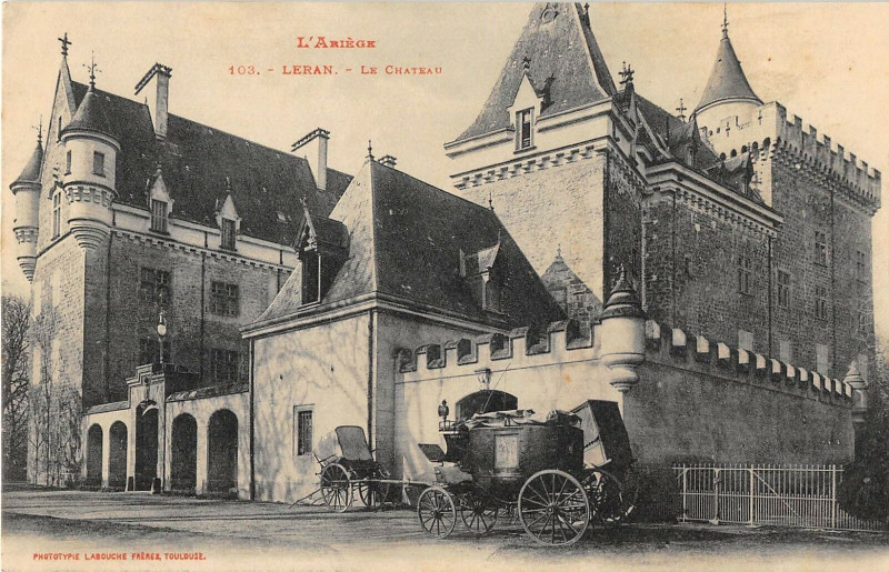 Carte postale ancienne Leran Le Chateau à Léran