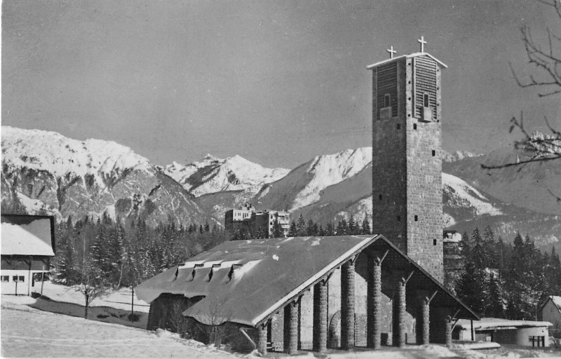 Carte postale ancienne Plateau D'Assy L'Eglise